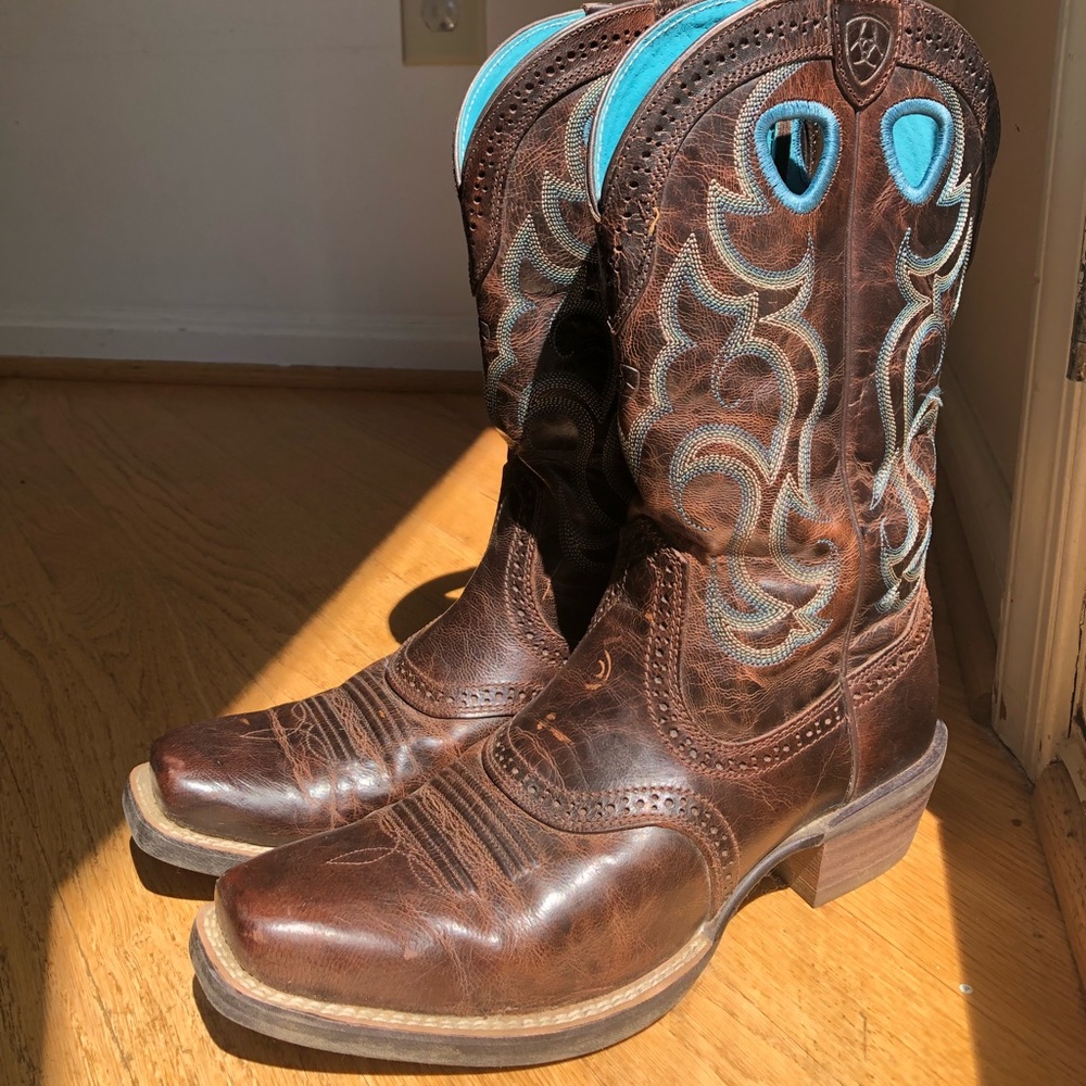 Ariat cowboy boots!